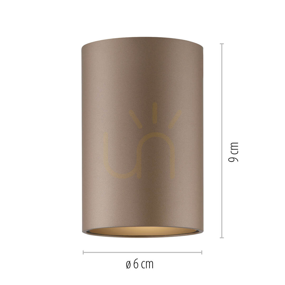 Pohled PURE POINT 6749-97 Stropní svítidlo, hnědé, 1xLED PURE POINT 6749-97 Stropní svítidlo, hnědé, 1xLED