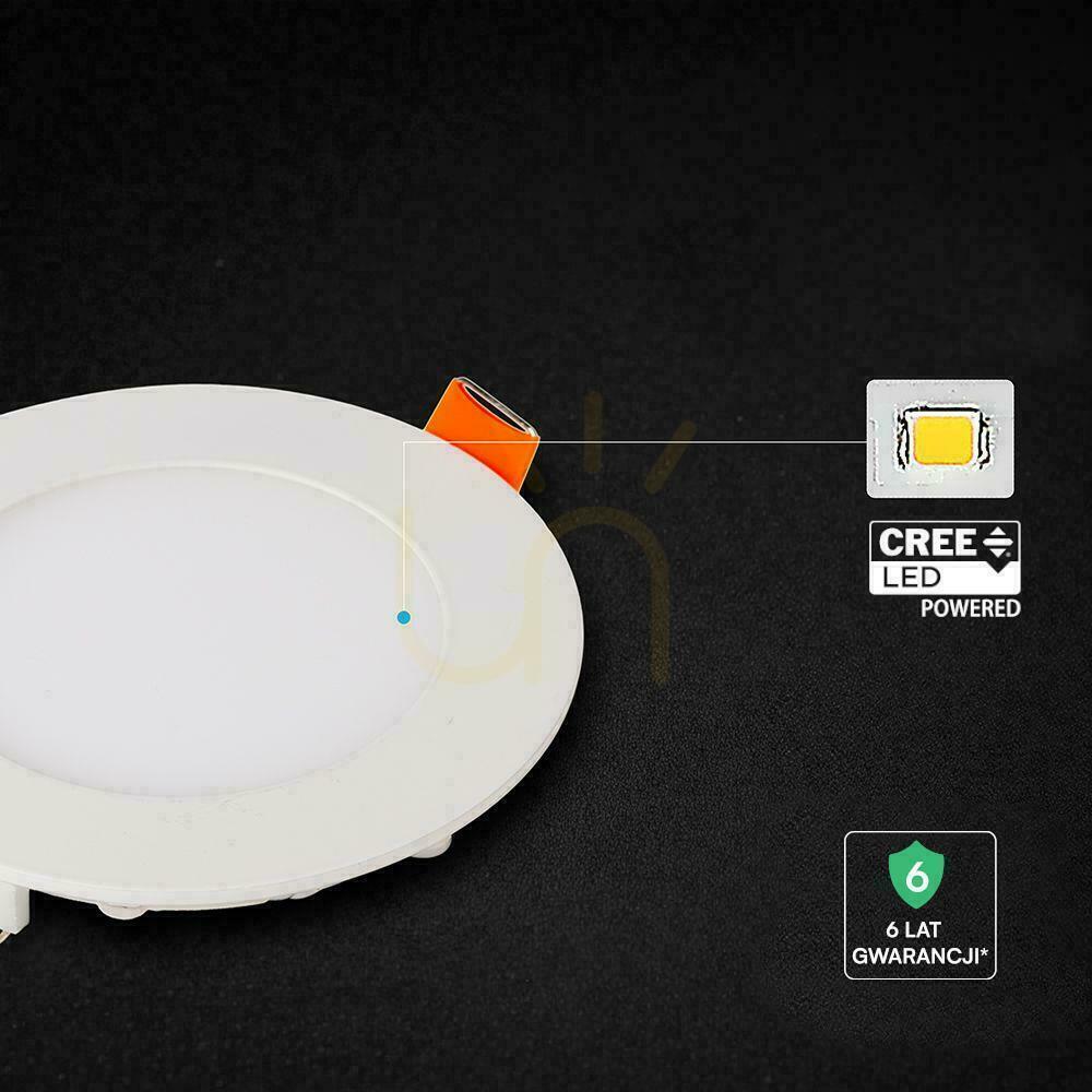 Náhled V-TAC PRO SLIM 3W LED CREE CHIP zapuštěné bodové svítidlo, kulaté, 84 × 12 mm, VT-307CCT, 250 lm, 6letá záruka V-TAC PRO SLIM 3W LED CREE CHIP zapuštěné bodové svítidlo, kulaté, 84 × 12 mm, VT-307CCT, 250 lm, 6letá záruka