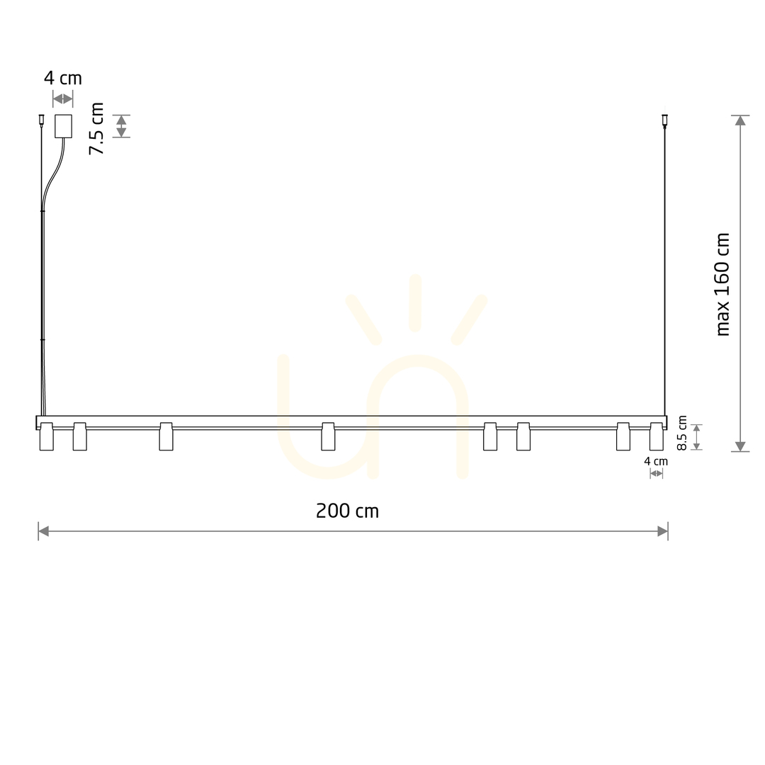 Kontrola Závěsné svítidlo FOURTY LINE LED 12291 od Nowodvorski Závěsné svítidlo FOURTY LINE LED 12291 od Nowodvorski