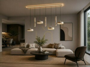 CARNAC – přímé 7světelné závěsné svítidlo, Cashmere 7040-813 Aviano small 2