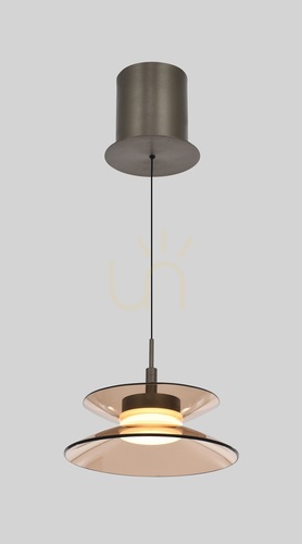 Kontrola Závěsné svítidlo CREMA, hnědé / kávové stínidlo 6058-121 Aviano