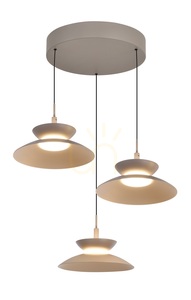 Závěsné svítidlo GUBBIO Round Trio, barva Cashmere, 5060-313 Aviano small 3