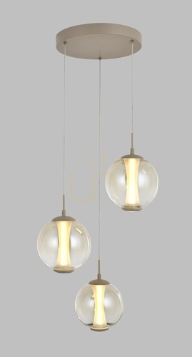 Kontrola Závěsné svítidlo ORLEANS Round Trio, barva Cashmere, 5041-313 Aviano