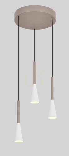 Kontrola Závěsné svítidlo TROMPTO Round Trio, barva Cashmere, 5050-324 Aviano