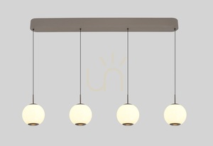 LUBERON Cashmere 7051-413 Aviano – 4-světelné rovné LED závěsné svítidlo small 2
