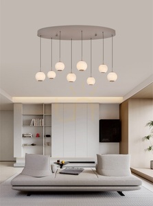LUBERON Kašmírové oválné závěsné svítidlo s LED diodami ve tvaru osmičky 7051-813 Aviano small 0