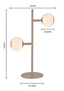 LUBERON Písečně zbarvená podlahová lampa s dvěma LED diodami 8051-213 Aviano small 2