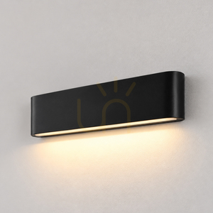Venkovní LED nástěnné svítidlo Italux Vedras černé 30 cm, 14,6 W 3000 K small 0