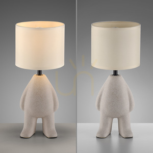 Stolní lampa JUST LIGHT TED 14191-39, béžová, 38 cm, 1×E27 small 12