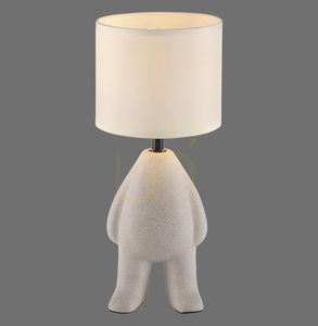 Stolní lampa JUST LIGHT TED 14191-39, béžová, 38 cm, 1×E27 small 0