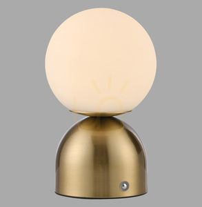 Stolní lampa RUDI 19218-12, zlatá, 1xLED small 0