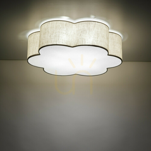 Kontrola Stropní svítidlo TK-Lighting CAPRI LEN 10746, béžové, 49 cm, 4×E27