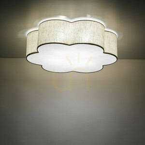 Stropní svítidlo TK-Lighting CAPRI LEN 10746, béžové, 49 cm, 4×E27 small 1