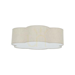 Stropní svítidlo TK-Lighting CAPRI LEN 10746, béžové, 49 cm, 4×E27 small 6