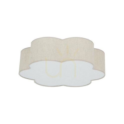 Kontrola Stropní svítidlo TK-Lighting CAPRI LEN 10746, béžové, 49 cm, 4×E27