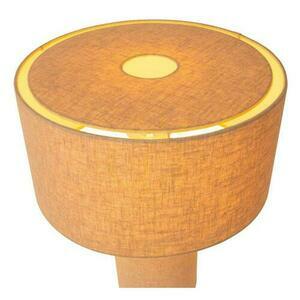 Stolní lampa Lucide LEEROY šedá Japandi len E27 42 cm small 2
