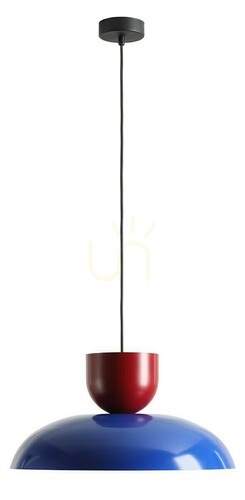 Kontrola Ella tmavě kobaltová + červené víno (47 + 15) ALDEX 1144G25_15_C