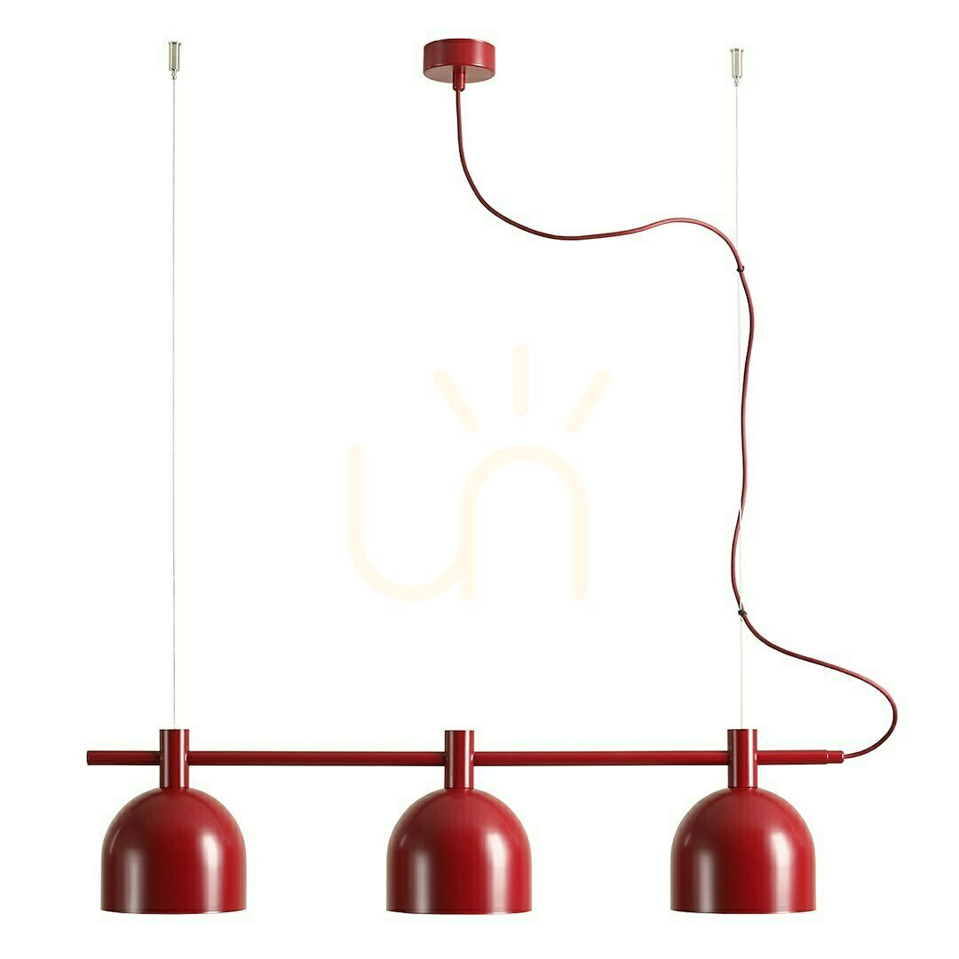 Beryl 3 Red Wine ALDEX 976E_15 Pendant Light