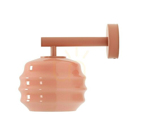 Kontrola ALDEX 1160C11 Nástěnné svítidlo „Puff Glaze“ v korálové barvě