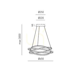 ATIA S/P FATSB1 Bílé závěsné svítidlo Gea Luce small 1
