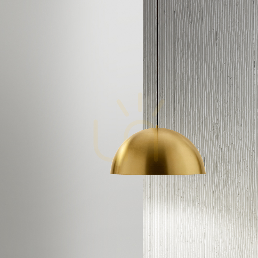 BONELLA S/P FBOSO1 Brass Pendant Light by Gea Luce