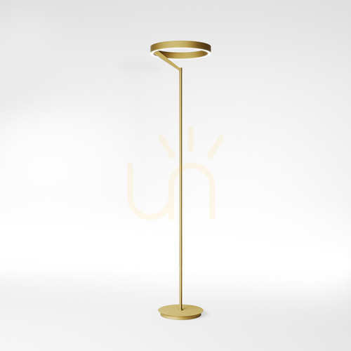 Kontrola Stojací lampa CRISEIDE PT FCRPIO, matná zlatá, Gea Luce