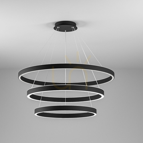 Kontrola CRISEIDE S/3 FCRSN11 Černé závěsné svítidlo Gea Luce