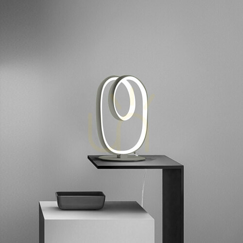 Kontrola Stolní lampa DIVA L FDILT1, titanová, Gea Luce