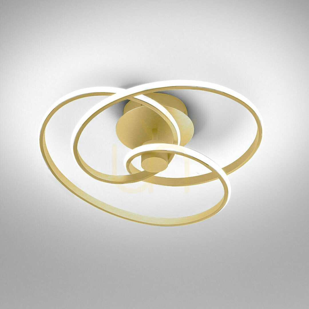 DIVA P/P FDIPO1 Ceiling Light, Gold, Gea Luce