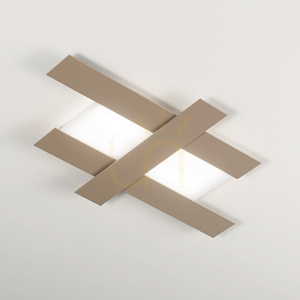 Stropní svítidlo DOHA P/M FDOPT2, šedohnědé, Gea Luce small 0
