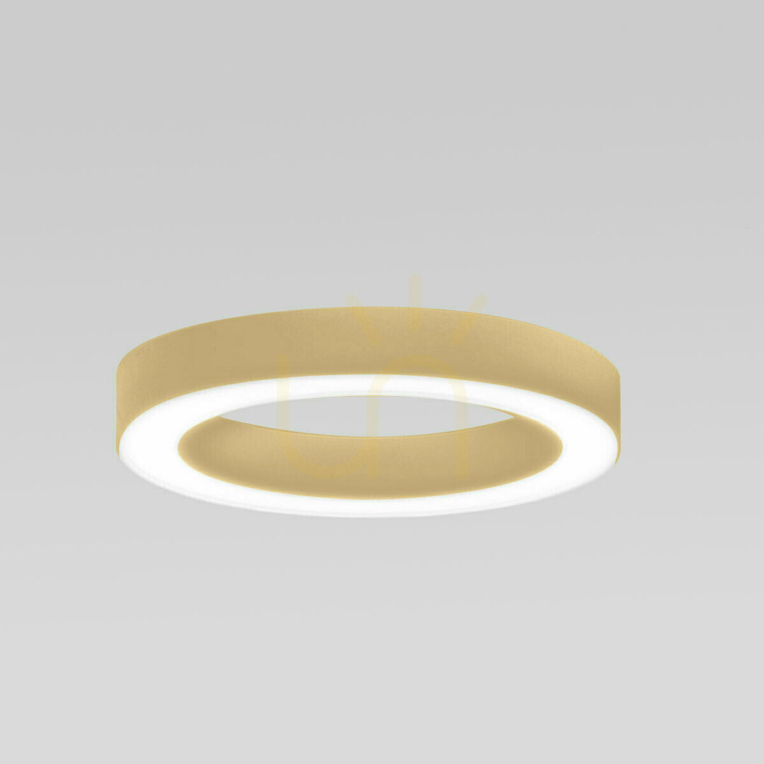FLOR P/M FFLPO2 Deckenleuchte, gebürstetes Gold, Gea Luce