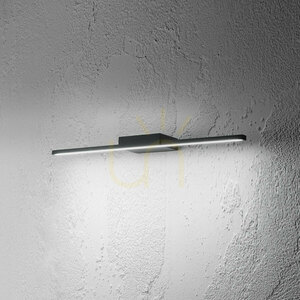 GAP493C Černé nástěnné svítidlo Gea Luce, IP44 small 0
