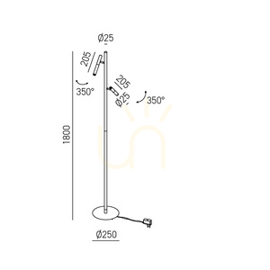 GPIA40 Gea Luce – stojací lampa small 1
