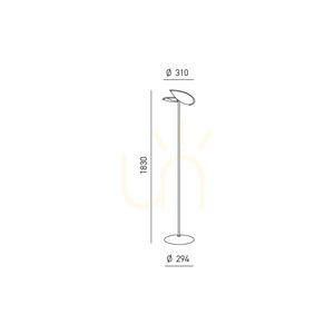 Stojací lampa GPIB01, bílá, Gea Luce small 1