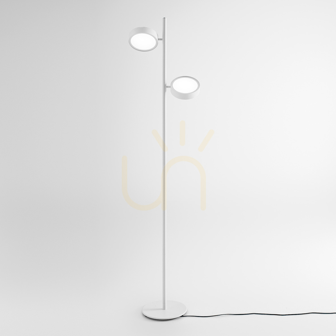 GPIB20 Floor Lamp, White, Gea Luce