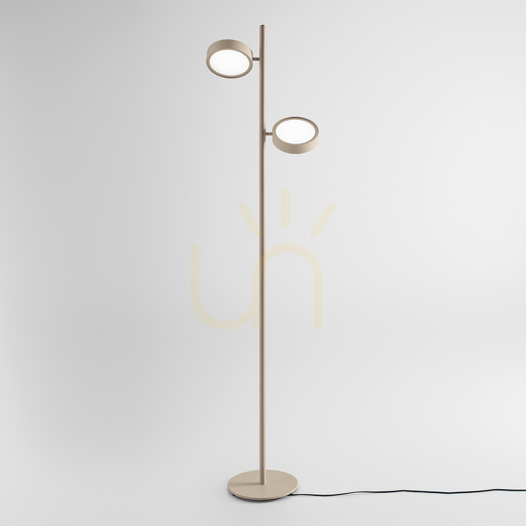 GPIT20 Stehlampe, grau, Gea Luce