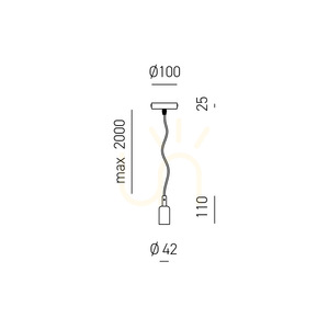 GSO070 Bílý stínidlo Gea Luce – doplněk small 1