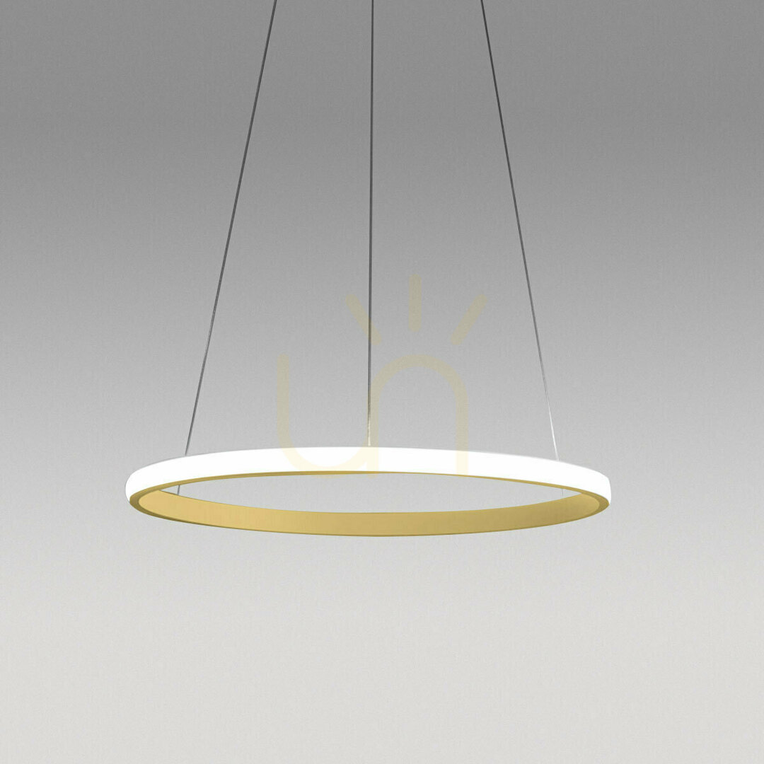 IOLE S/1 FIOSO1 Gold Gea Luce Pendant Light