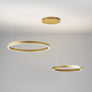 Závěsné svítidlo CRISEIDE SS/2D FCRSO10, matné zlato, Gea Luce small 0
