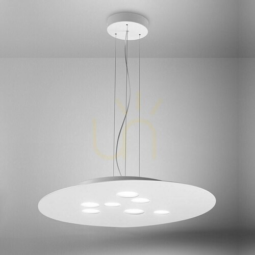 Kontrola Závěsné svítidlo LUNA S FLUSB1 v bílé barvě od Gea Luce