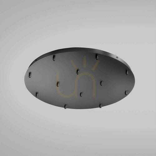 Kontrola OFELIA MINI B T/12 FOFBN12 – černá stropní rozeta od Gea Luce