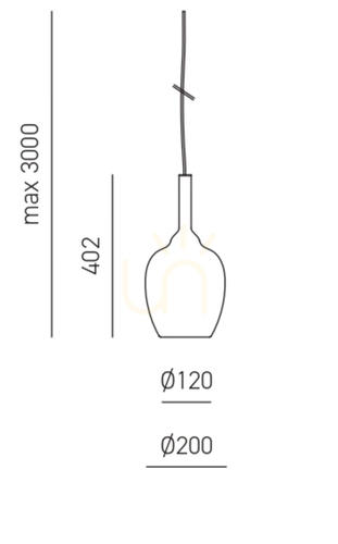 Kontrola Závěsné svítidlo OFELIA S/10 FOFSC10, zrcadlově chromované, Gea Luce