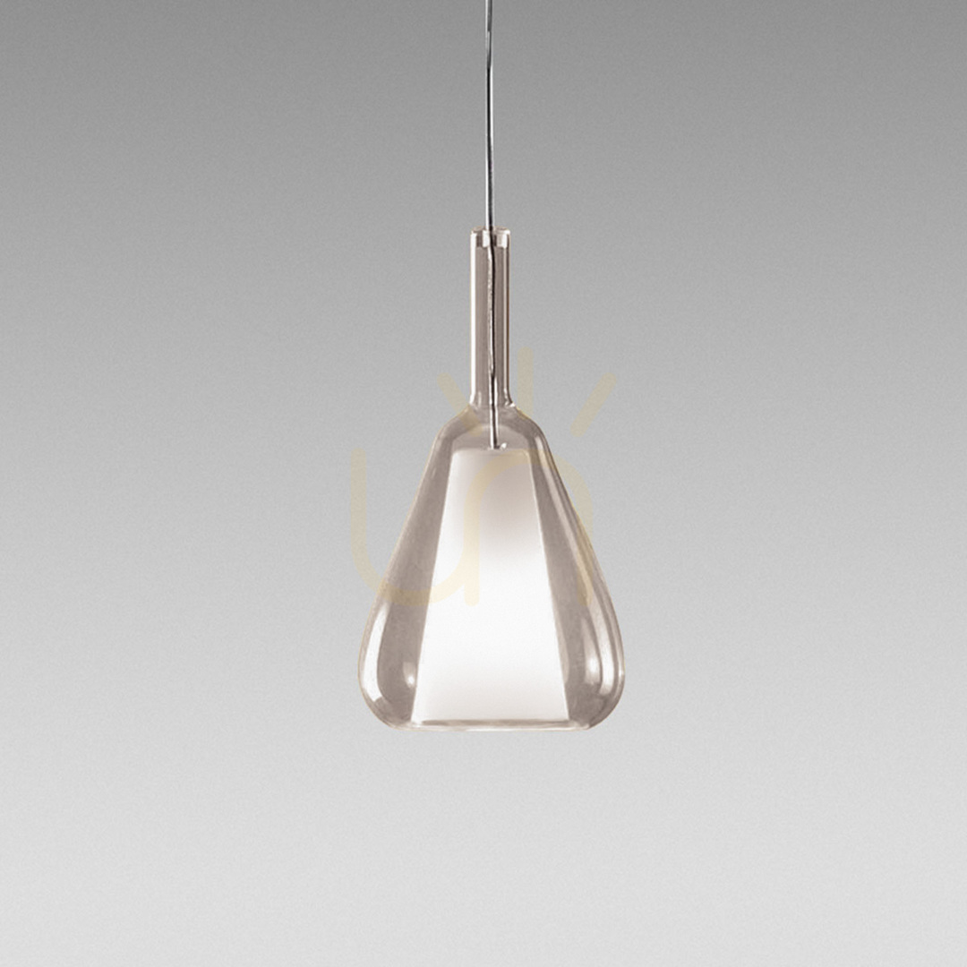 OFELIA S/11 FOFSA11 Pendant Light, Smoked Transparent, Gea Luce