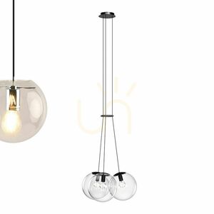 Závěsné svítidlo s.luce Orb, kouřové sklo, 3× E27, Ø 40 cm small 11