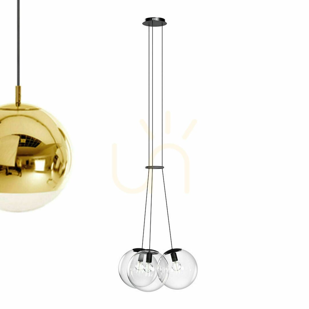 Kontrola Závěsné svítidlo s.luce Orb, hnědá skleněná koule s motivem hvězdokupy, 3× E27, Ø 40 cm Závěsné svítidlo s.luce Orb, hnědá skleněná koule s motivem hvězdokupy, 3× E27, Ø 40 cm