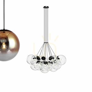 Závěsný lustr s.luce Orb Cluster, kouřové sklo, 13× E27 9 Závěsný lustr s.luce Orb Cluster, kouřové sklo, 13× E27 small 9