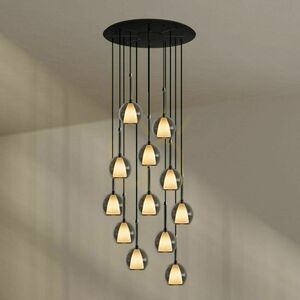 Závěsný lustr s.luce Belluna, 12× E14, čiré sklo, stropní rozeta Ø 80 cm 5 Závěsný lustr s.luce Belluna, 12× E14, čiré sklo, stropní rozeta Ø 80 cm small 5