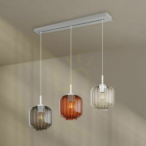 Kontrola Závěsné svítidlo s.luce Velo, 3× E27, vícebarevné, 120 cm, Ø 20 cm