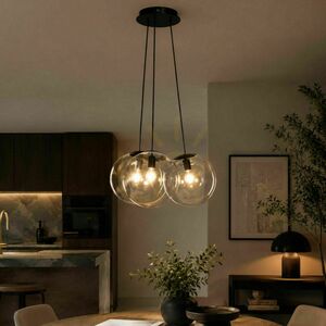 Závěsné svítidlo s.luce Orb, měděné, skleněné, 3× E27, 3× Ø 30 cm small 2