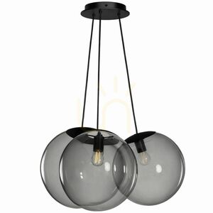 Závěsné svítidlo s.luce Orb, zlaté, skleněné, 3× E27, Ø 50 cm 6 Závěsné svítidlo s.luce Orb, zlaté, skleněné, 3× E27, Ø 50 cm small 6